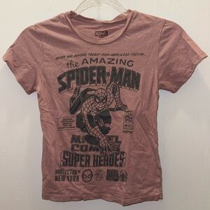 The Amazing Spider-Man Marvel Comics Super Heroes T-Shirt Baby Tee Size XS
